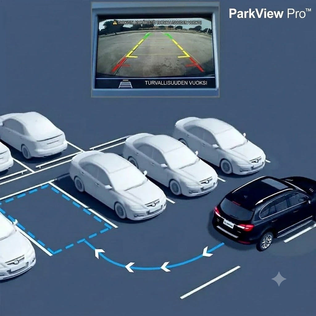 ParkView™-peruutuskamera – turvallisempaa pysäköintiä ilman stressiä ja arvailua
