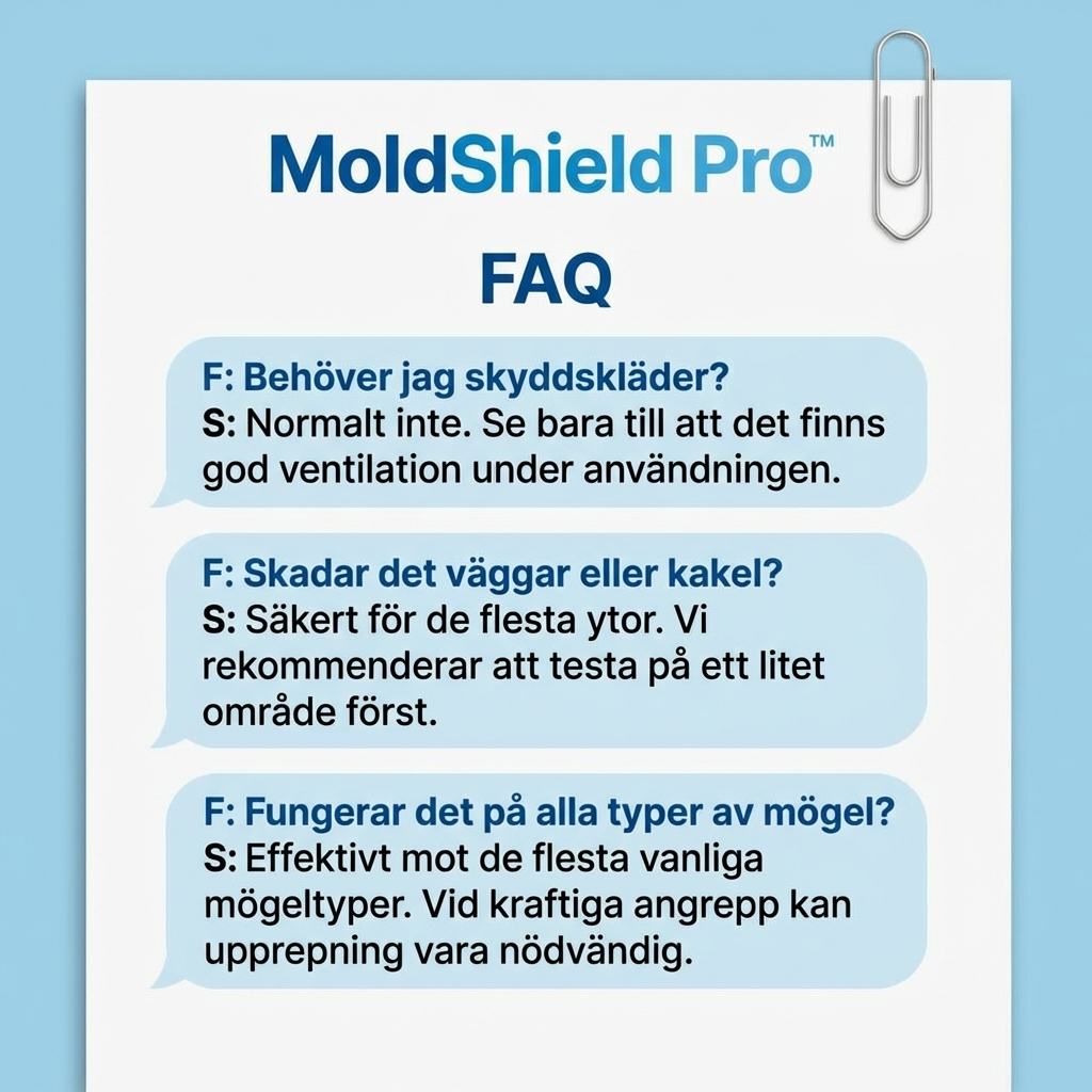 MoldShield Pro™ Schimmelspray – Snabb rengöring för renare väggar och friskare känsla