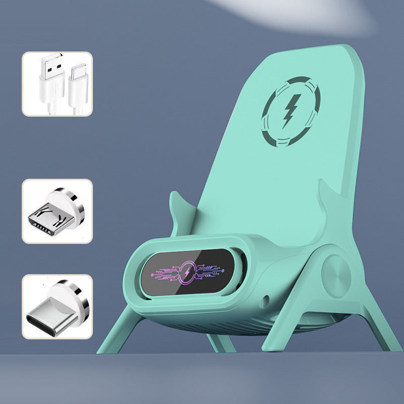 TrådlösHållare | Multifunktionell trådlös snabbladdare med telefonställ