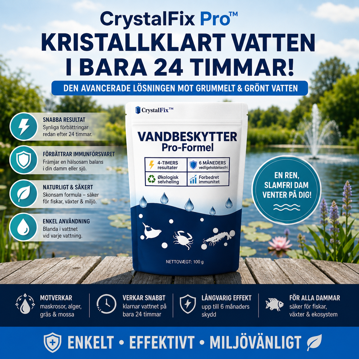 CrystalFix Pro™ Gardinkrokar – Montera gardinstänger utan att borra