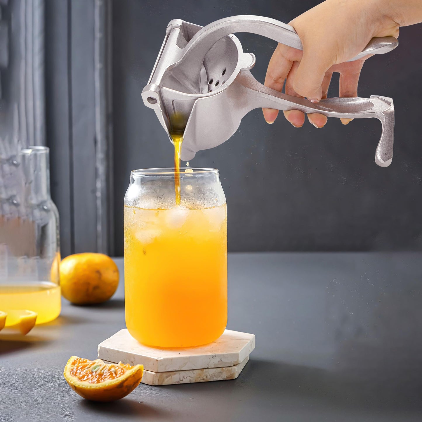 FreshPress Max™ Fruktpress – Pressa varje droppe med minimal ansträngning