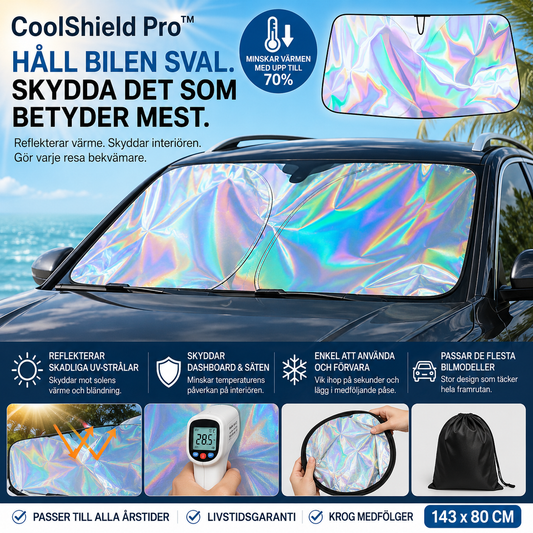 CoolShield Pro™-tuulilasinsuoja – Pitää auton viileänä ja suojaa sisätiloja