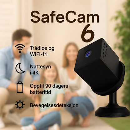 SafeCam Pro™ | Alltid beskyttet – selv uten internett eller strøm