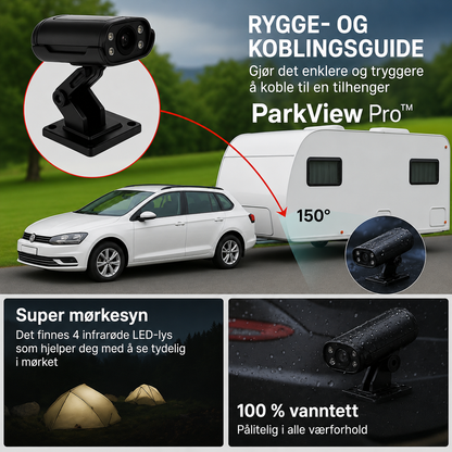 ParkView Pro™ Ryggekamera – Tryggere parkering uten stress og gjetting