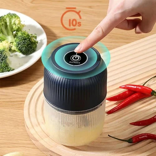 QuickChop Pro™ Minihakker – Trådløs matlaging med ett tastetrykk
