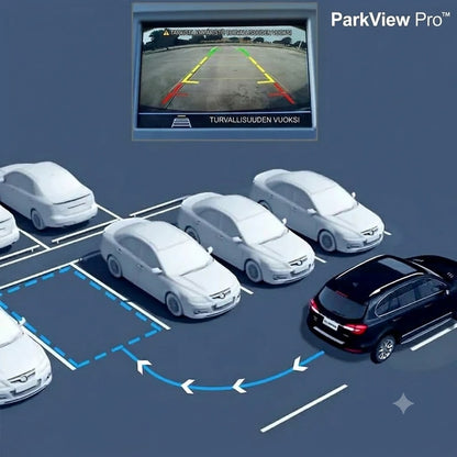 ParkView™-peruutuskamera – turvallisempaa pysäköintiä ilman stressiä ja arvailua