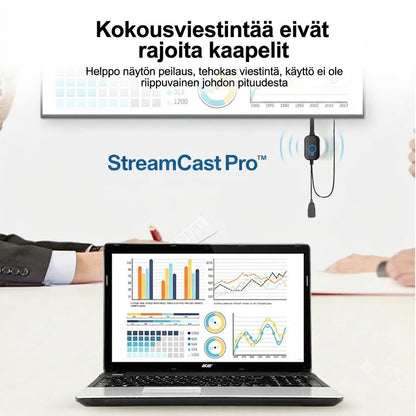 StreamCast Pro™ langaton näytönjako – Isompi kuva, suoraan televisioosi