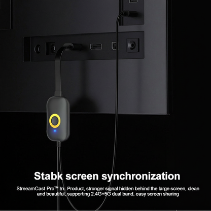 StreamCast Pro™ Trådlös Skärmspegling – Större bild, direkt på din TV