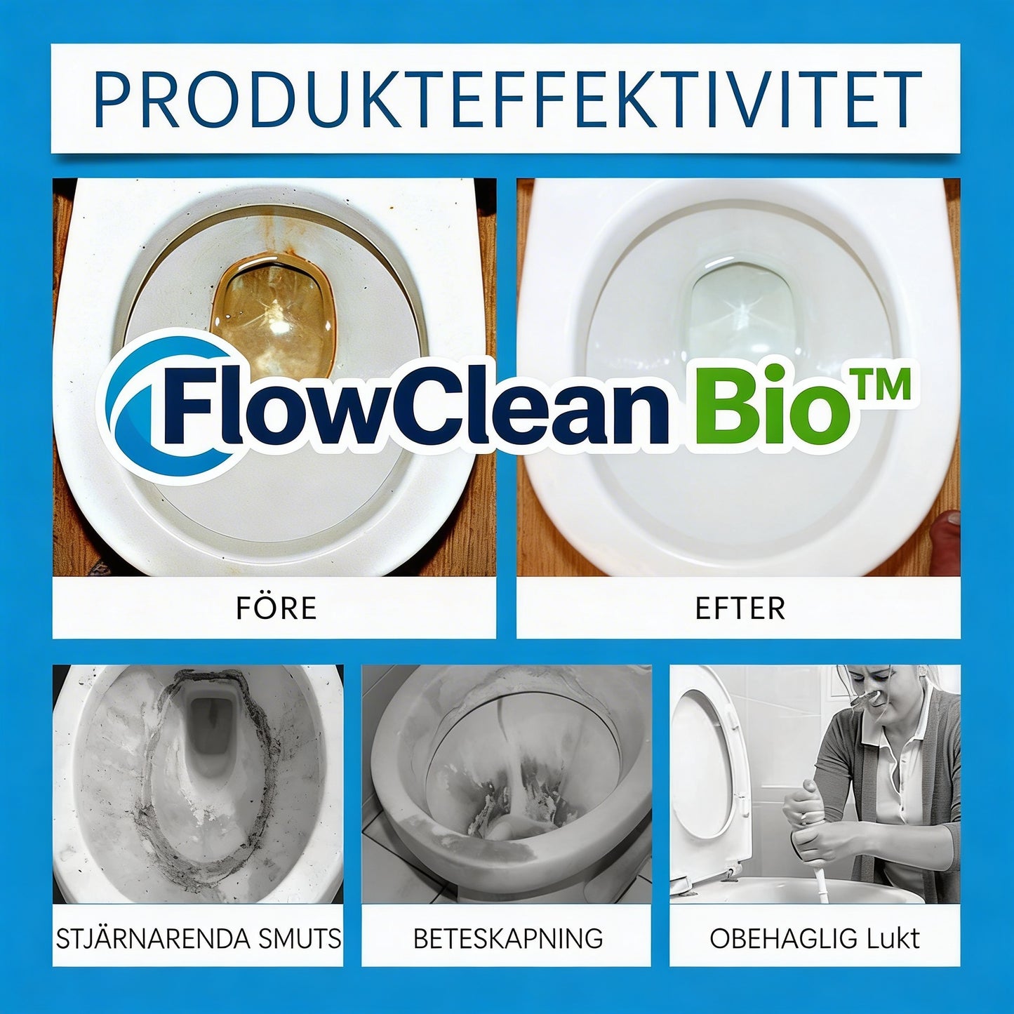 FlowClean Bio™ Gootsteenrengöring – Snabb och skonsam rengöring hemma