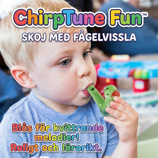 ChirpTune Fun™ Keramisk Vattenflöjt – Skapa glada stunder med realistiska fågelläten