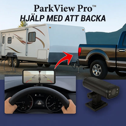 ParkView Pro™ Backkamera – Tryggare parkering utan stress och gissningar
