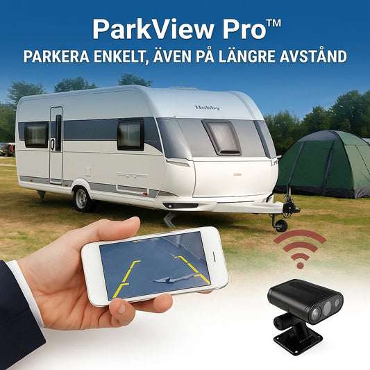 ParkView Pro™ Backkamera – Tryggare parkering utan stress och gissningar