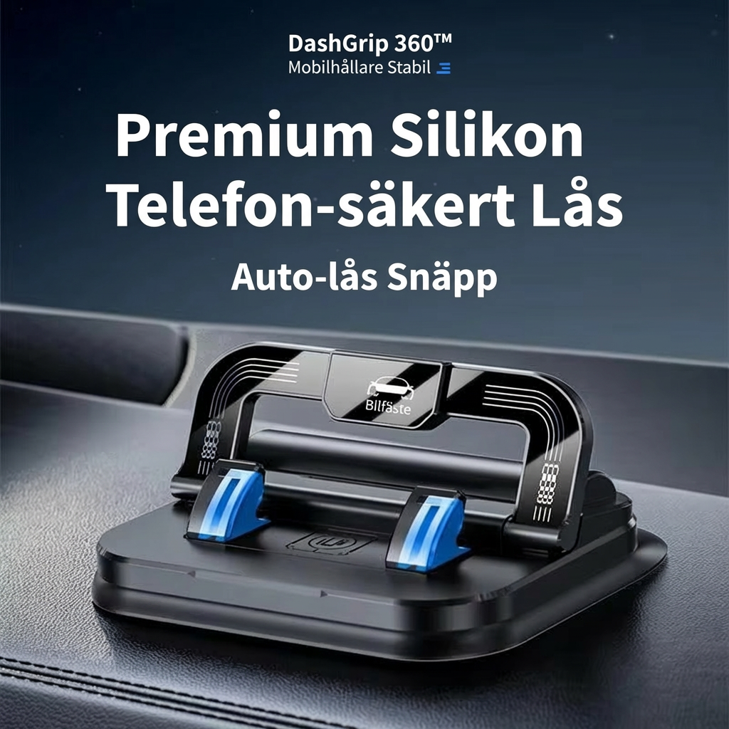 DashGrip 360™ Bilhållare – Säker mobilvisning och enkel navigation i bilen