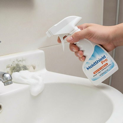 MoldShield Pro™ Schimmelspray – Snabb rengöring för renare väggar och friskare känsla