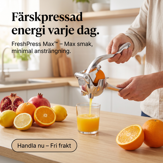FreshPress™ -hedelmäpuristin – Purista jokainen pisara minimaalisella vaivalla