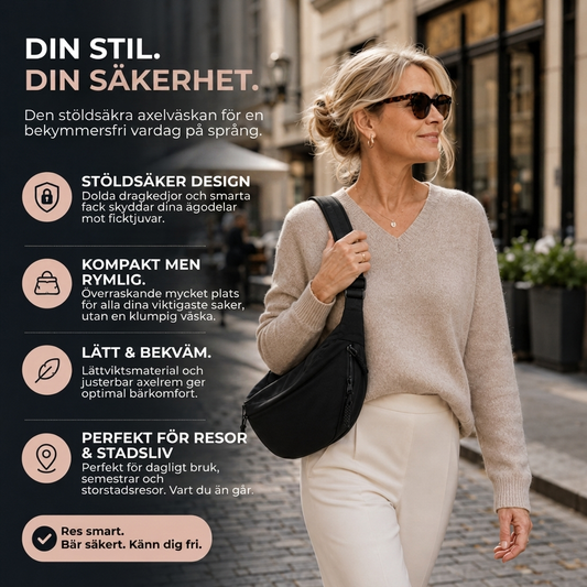 LunaCarry™ Olkalaukku – Tyylikästä mukavuutta jokaiseen tilaisuuteen