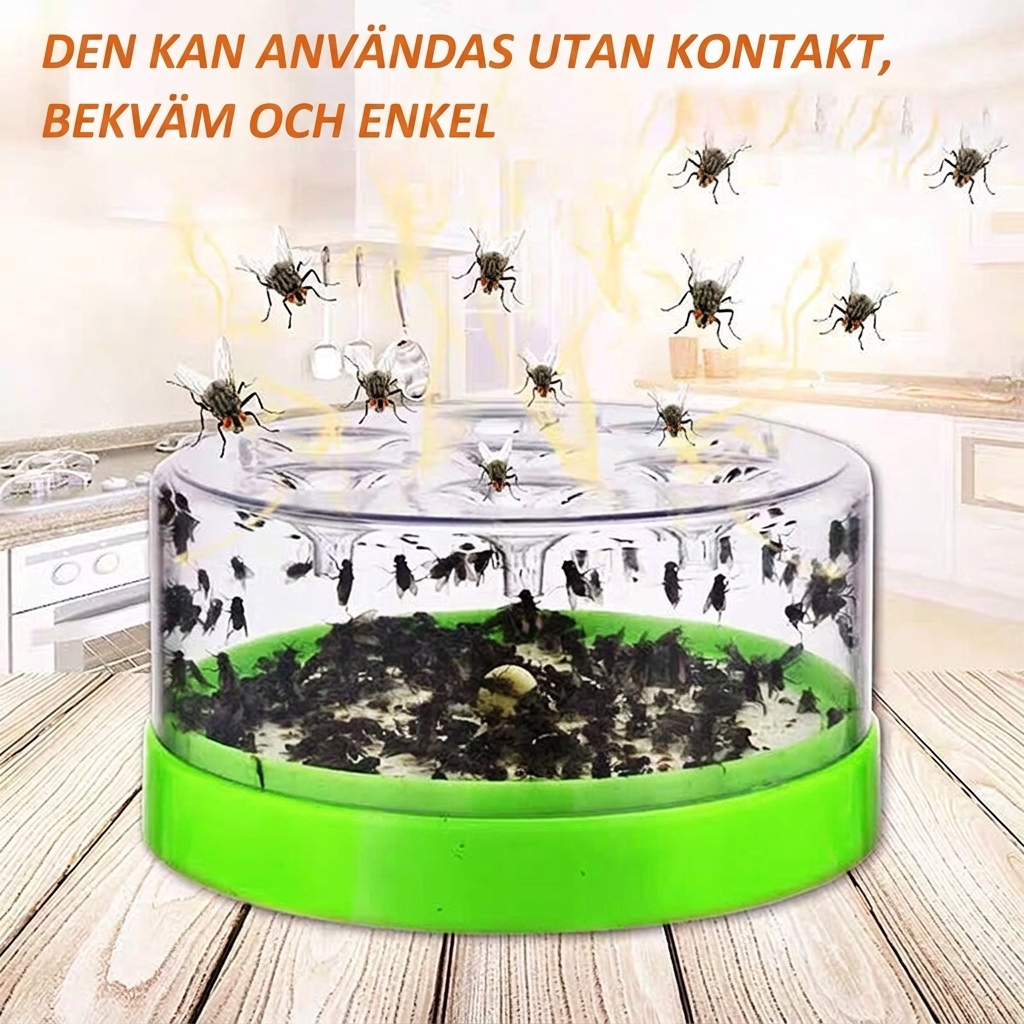 🪰 Flugfångare utan elektricitet – återanvändbar, effektiv och miljövänlig! Bort med de små krypen! 🌿