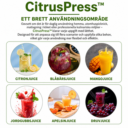 CitrusPress™ Juicer – Manuell citruspress för enkel och effektiv juicepressning