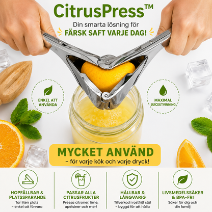 CitrusPress™ Juicer – Manuell citruspress för enkel och effektiv juicepressning
